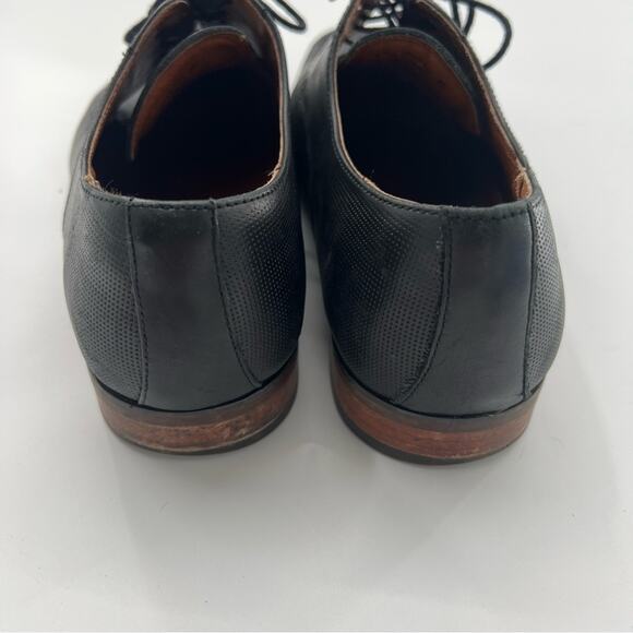 Florsheim Postino Cap Toe Oxford Black Leather Formal Men’s Shoes - Picture 4 of 9